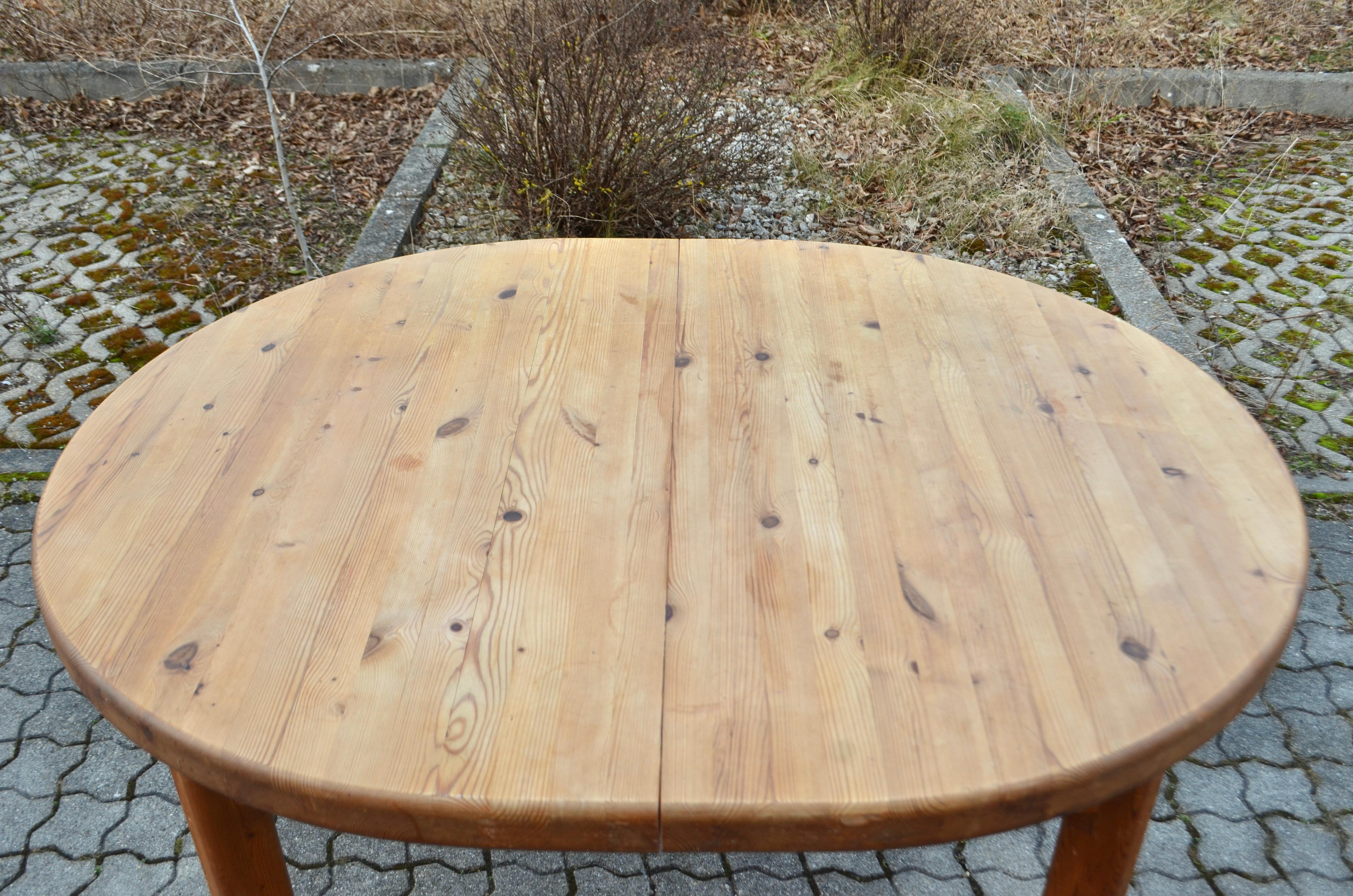 Glostrup Scandinavian Pine Danish Dining Set Ensemble 4x Chairs & Table For Sale 14