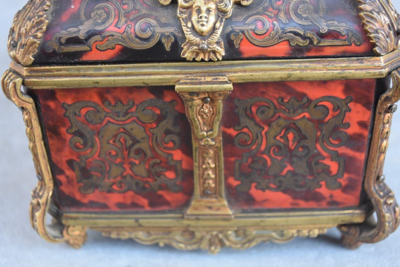 Gloves Box Gilded Bronze Tahan Napoleon III Boulle Marquetry 5