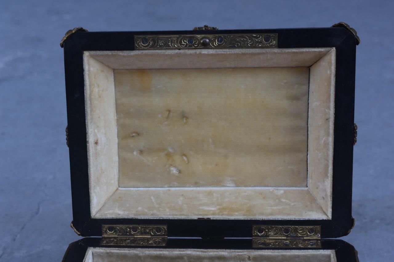 Gloves Box Gilded Bronze Tahan Napoleon III Boulle Marquetry 8