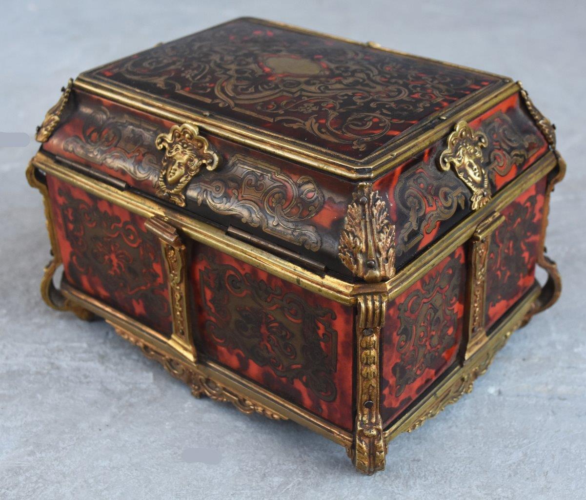 Gloves Box Gilded Bronze Tahan Napoleon III Boulle Marquetry 3