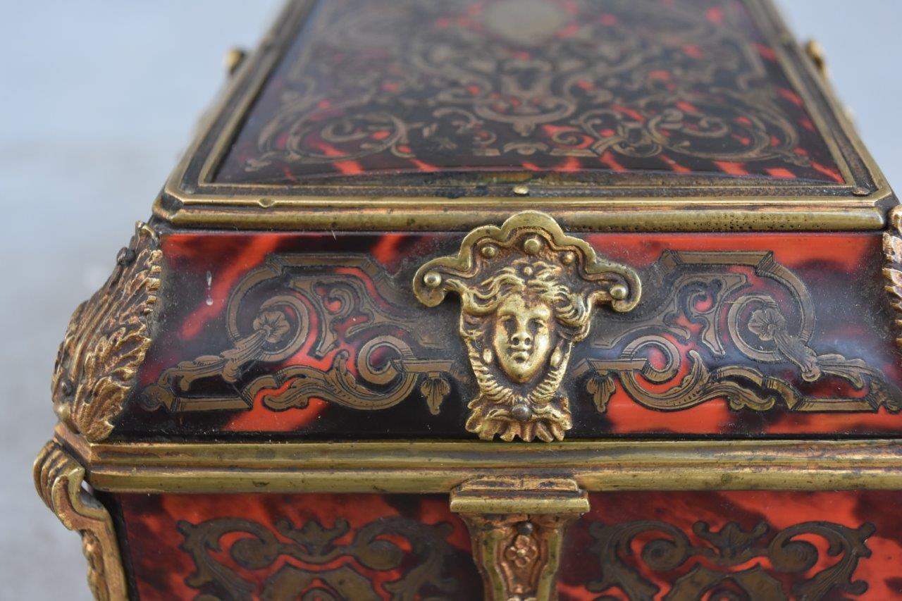 Gloves Box Gilded Bronze Tahan Napoleon III Boulle Marquetry 4