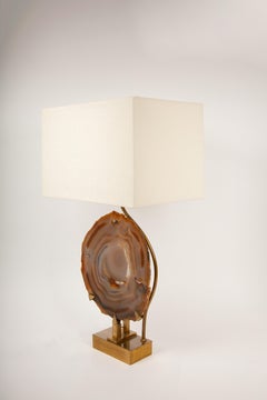 Glow and Glamour: Mid-Century Willy Daro Agate Lamp