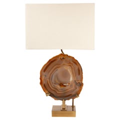 Glow and Glamour: Mid-Century Willy Daro Agate Lamp