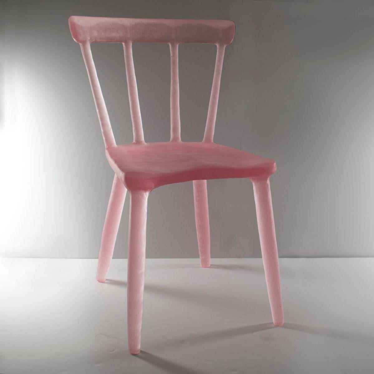 Glow Chair 'Aqua' in Recycled Plastic For Sale 2