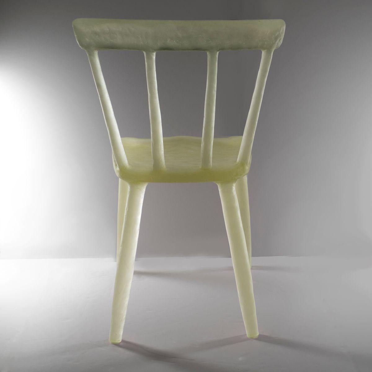 Glow Chair 'Aqua' in Recycled Plastic For Sale 12