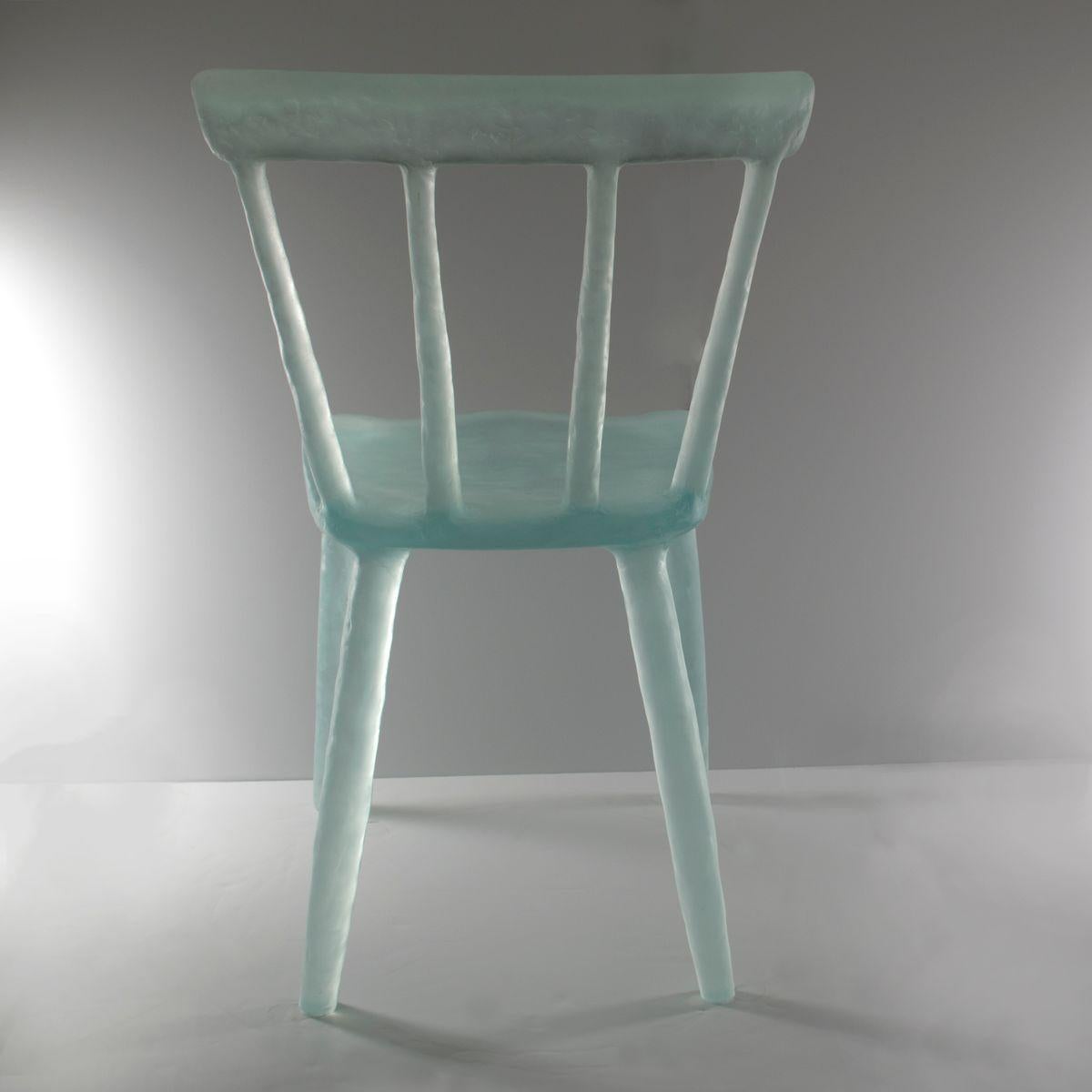 Glow Chair 'Grey' in Recycled Plastic For Sale 2