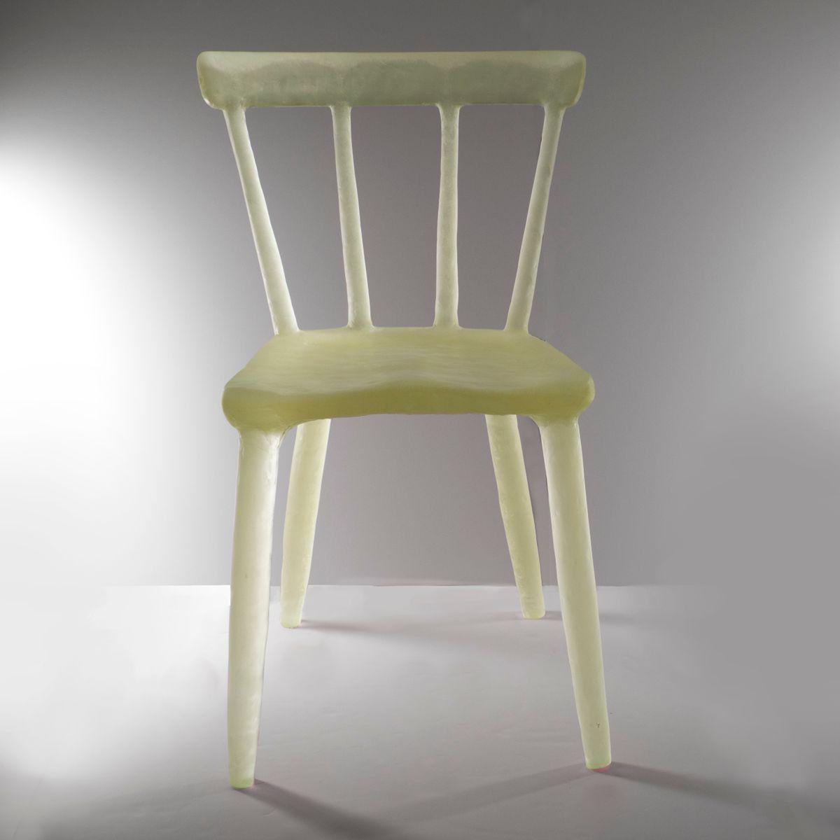 Glow Chair ''Yellow'' aus recyceltem Kunststoff (amerikanisch) im Angebot