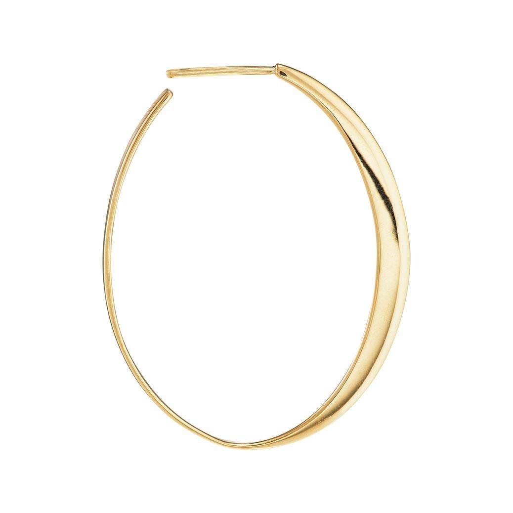 GLOW MEDIUM Earring - 18k gold In New Condition For Sale In København, DK