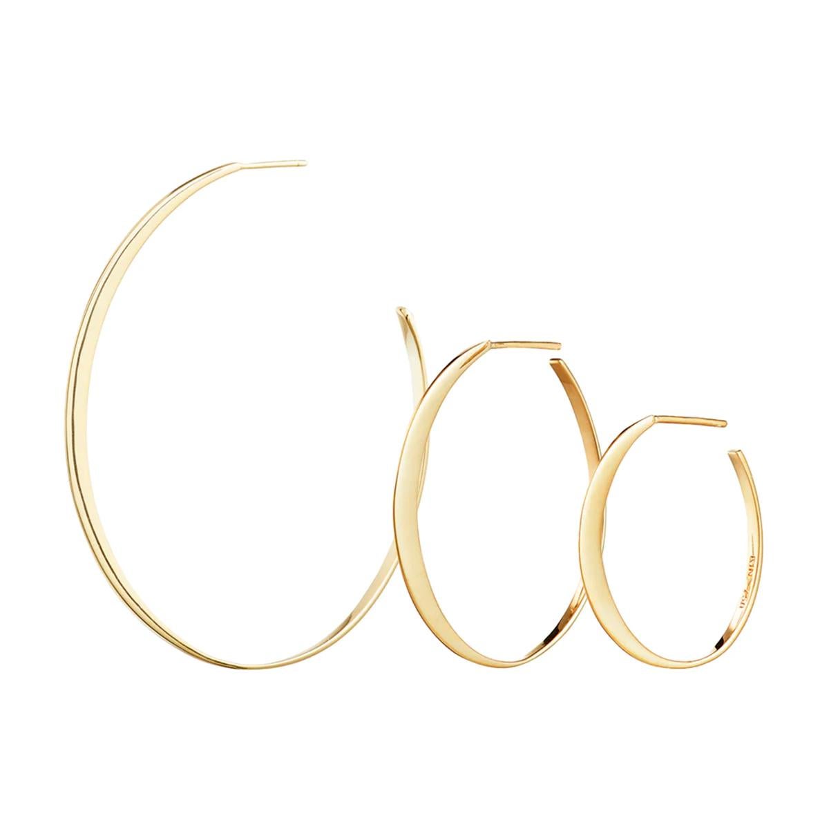 GLOW MEDIUM Earrings - 18k gold (a pair) For Sale 1