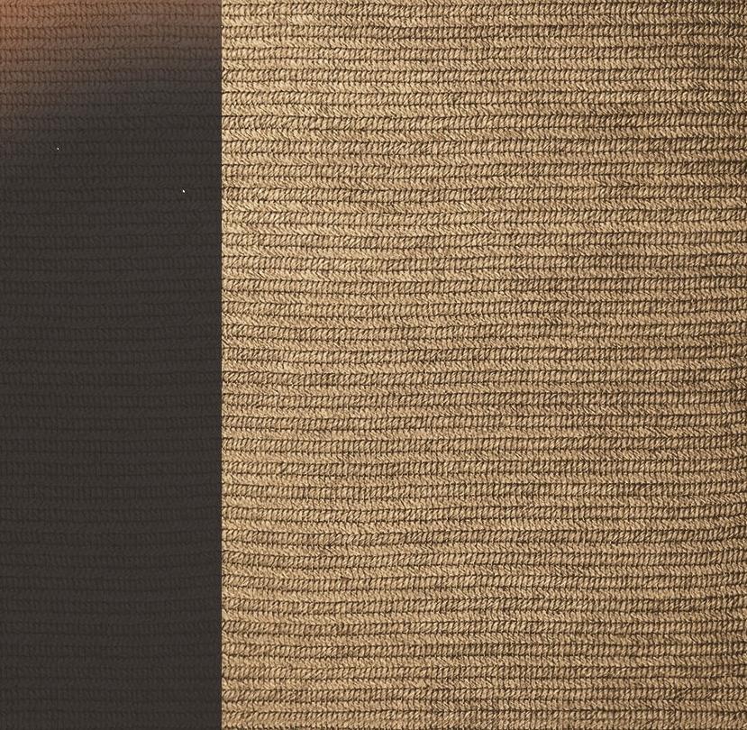 „Glow“ Teppich aus Abaca, Farbe „Mahogany“, 260x390cm, von Claire Vos für Musett Design (Philippinisch) im Angebot