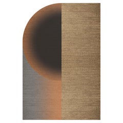 'Glow' Abaca Rug in Luxurious 'Mahogany' Shade, 160x240cm, by Claire Vos