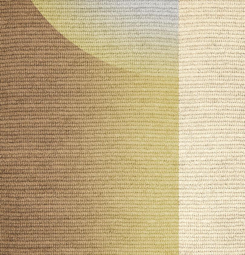 „Glow“ Teppich aus Abaca, Farbe „Pampas“, 200x300cm, von Claire Vos für Musett Design (Sonstiges) im Angebot