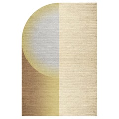 „Glow“ Teppich aus Abaca, Farbe „Pampas“, 260x390cm, von Claire Vos für Musett Design