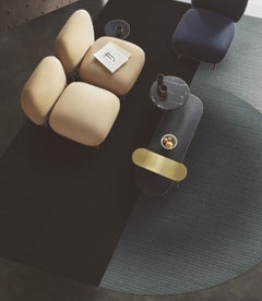 'Glow' Rug in Abaca, Colour 'Sterling' by Claire Vos for Musett Design