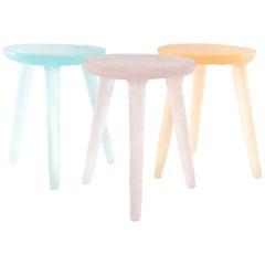 Glow Side Table or Stool  'Pink' in Recycled Plastic