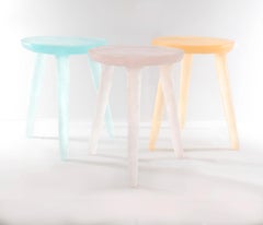 Glow Side Table / Stool 'Grey' in Recycled Plastic