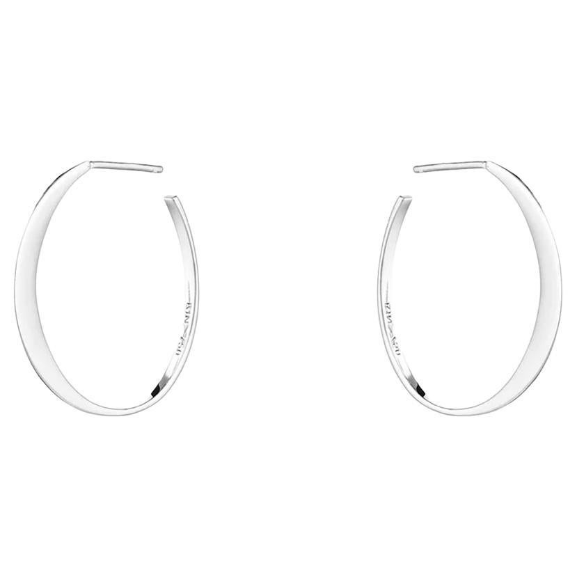 GLOW SMALL Earrings - sterling silver (a pair) For Sale