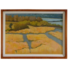 "Glowing Marsh", Oil on Canvas 