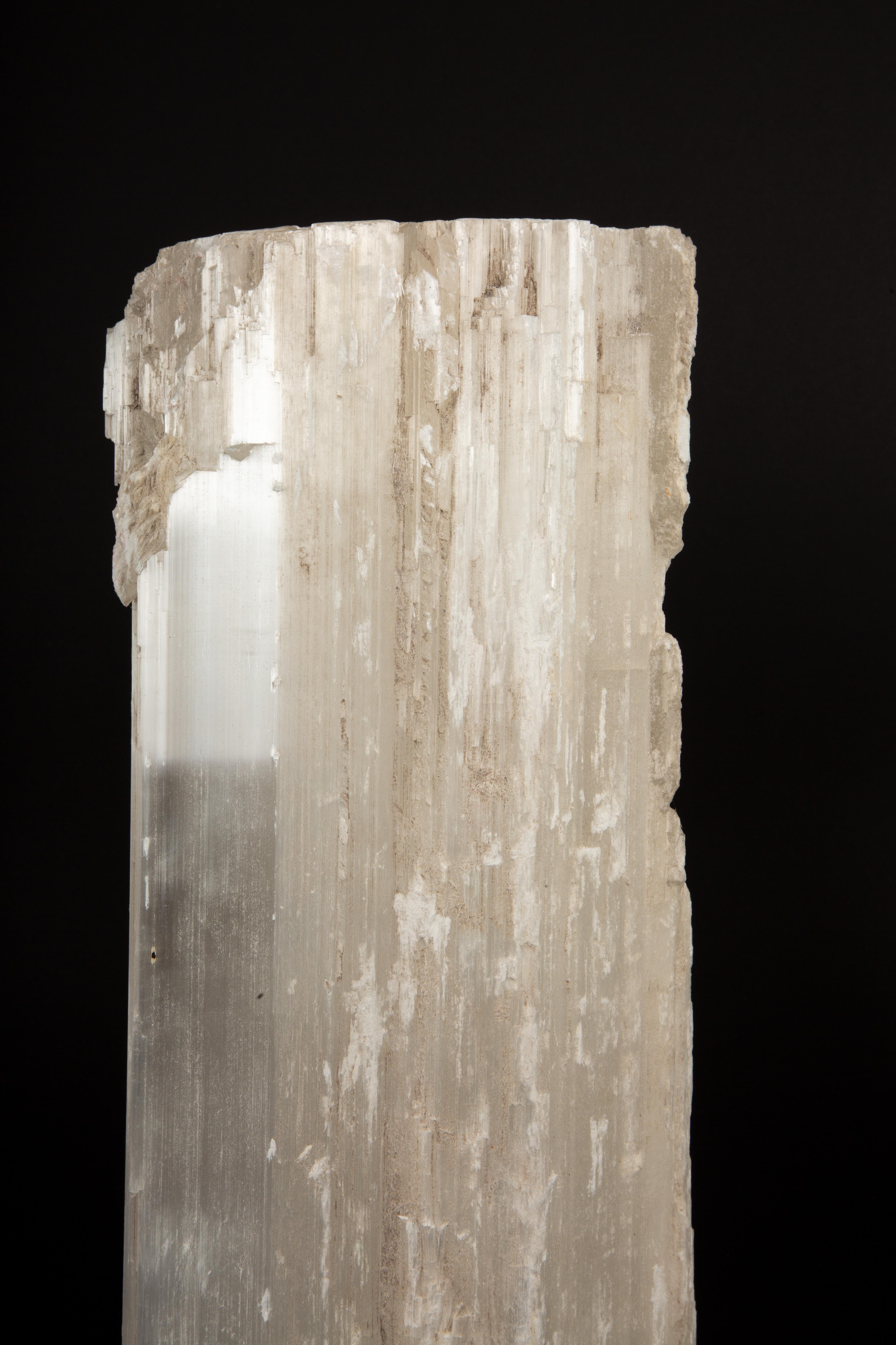 Stone Glowing Selenite Logs: Nature's Luminescent Firewood For Sale