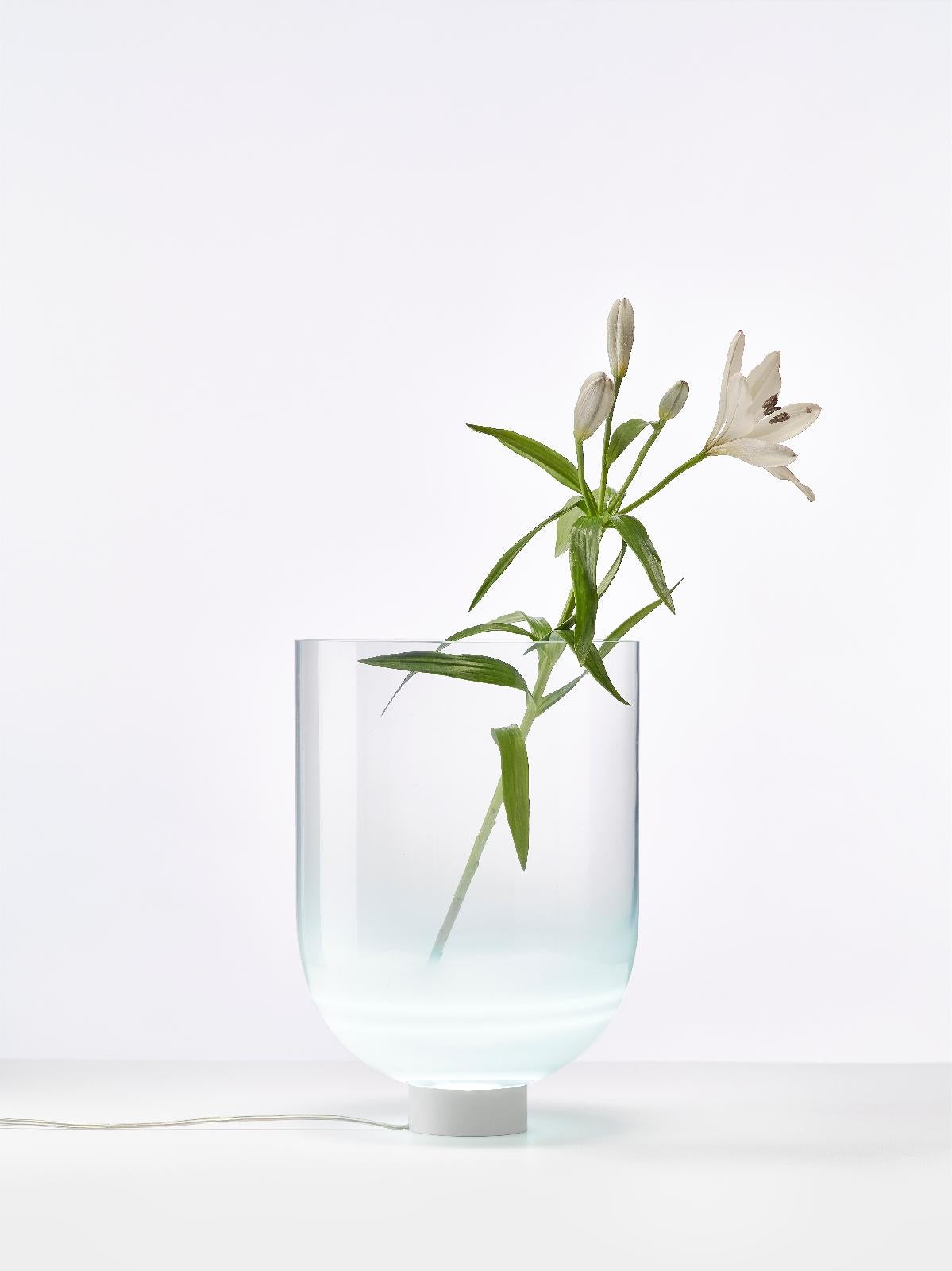 Post-Modern Glowing Vase Table Lamp by Dechem Studio For Sale