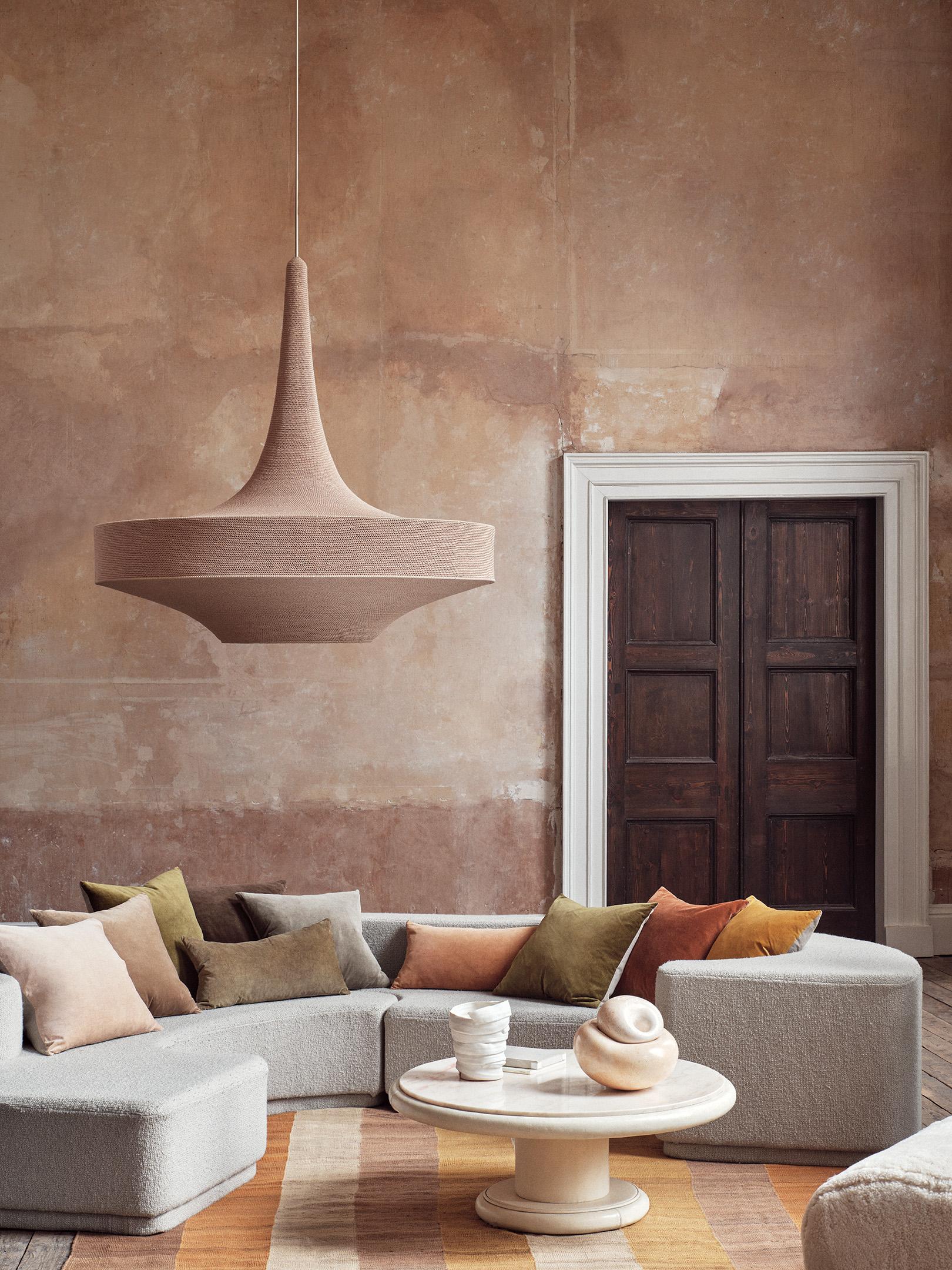 Hand-Crafted Hand Crafted Glück Pendant, Ø100cm/39.4in For Sale
