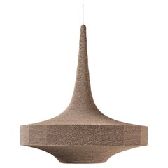 GLÜCK Lampe pendante Ø100cm/39.4in, Crocheté à la main en 100% coton égyptien