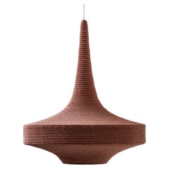 GLÜCK Pendant Light Ø50cm/19.7in, Hand Crocheted in 100% Egyptian Cotton