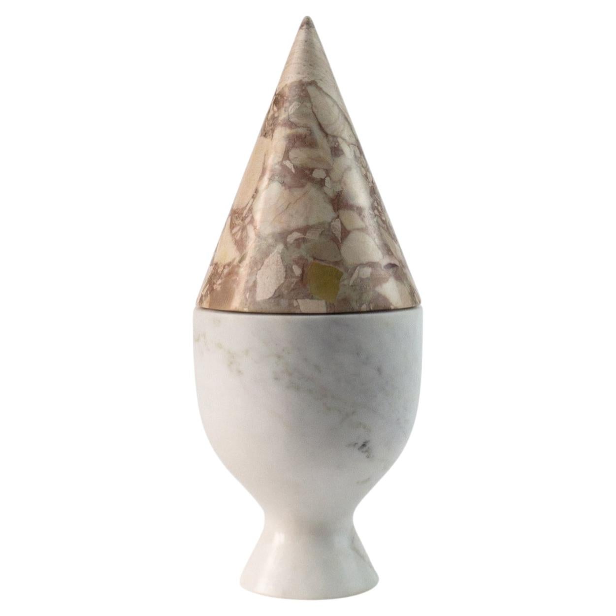 Gludesign Itineranti 9 Marble Vase with Lid