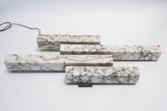 Glustin Luminaires Pair of Alabaster Wall Sconces