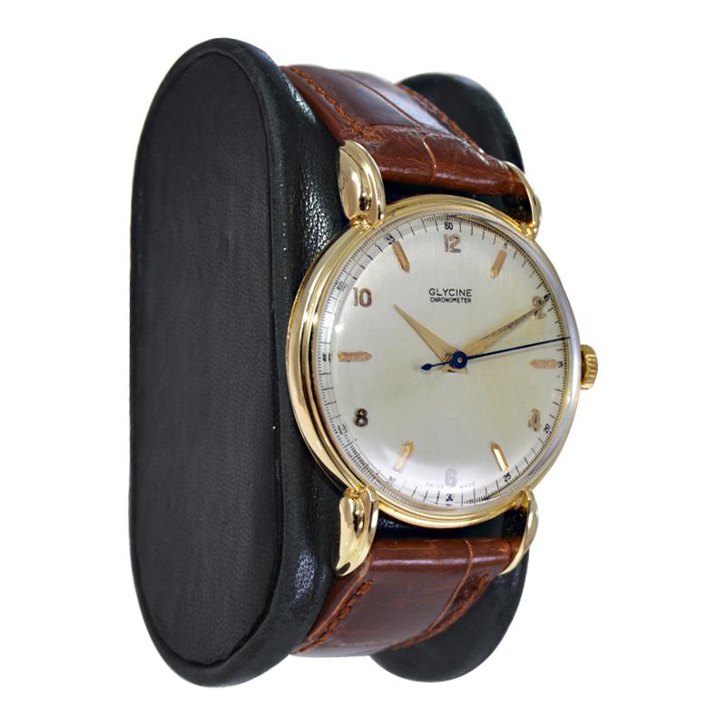 glycine chronograph watch