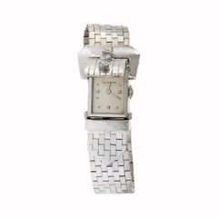 Orologio Bracciale Cocktail Glycine in oro bianco 14K e diamanti