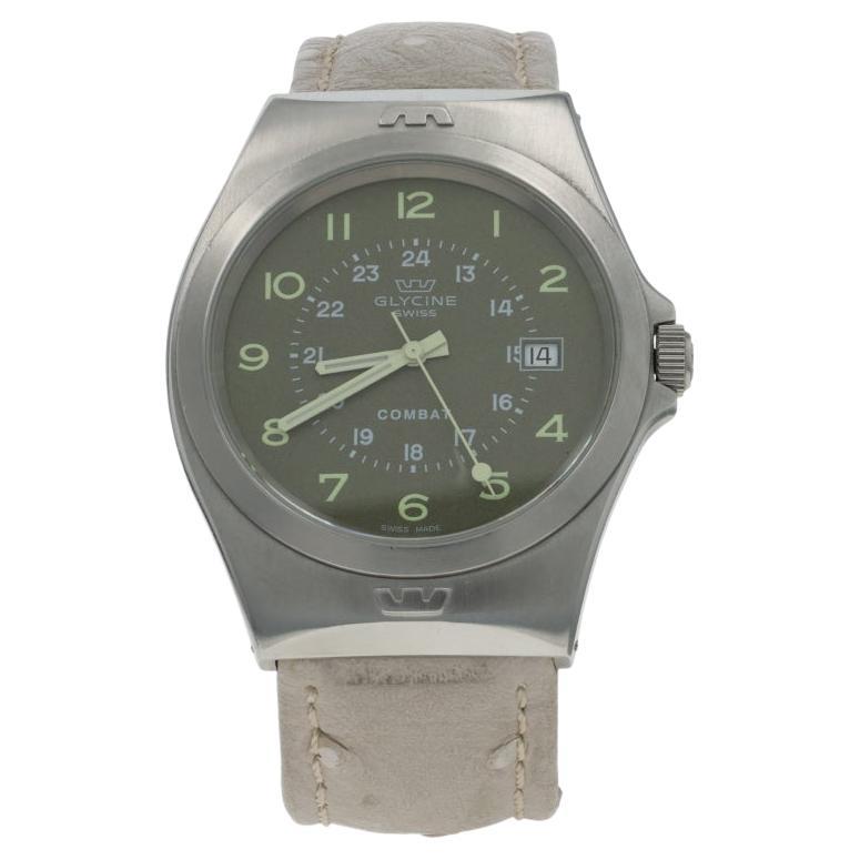Glycine Combat Herrenuhr 8" Edelstahl 3854