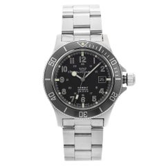 Glycine Combat Sub Stainless Steel Black Dial Automatic Mens Watch GL0076