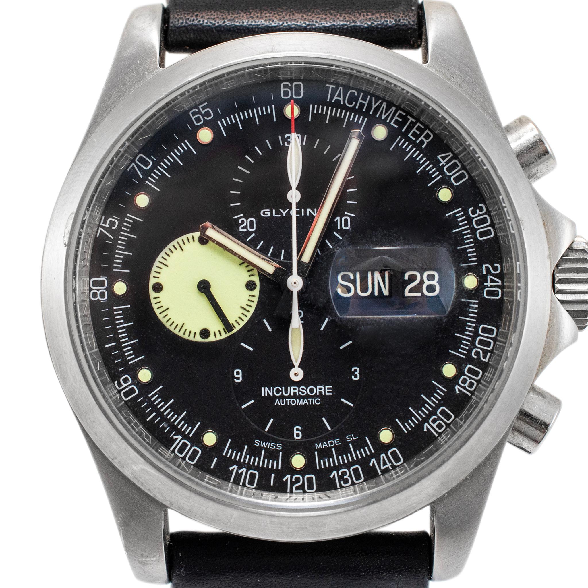 Marke: Glycine

Geschlecht: Männer

Metalltyp: Rostfreier Stahl

Durchmesser: 46,00 mm

Gewicht: 135,60 Gramm

Eine Schweizer Herrenuhr aus Edelstahl mit Originalbox und Papieren. Das Metall wurde getestet und als rostfreier Stahl eingestuft. Die