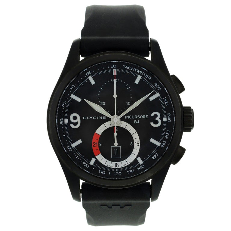 Glycine Incursore Black Jack Montre automatique en acier pour