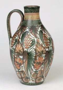 Glyn Colledge for Denby Hand Painted Art Pottery Handled Vase