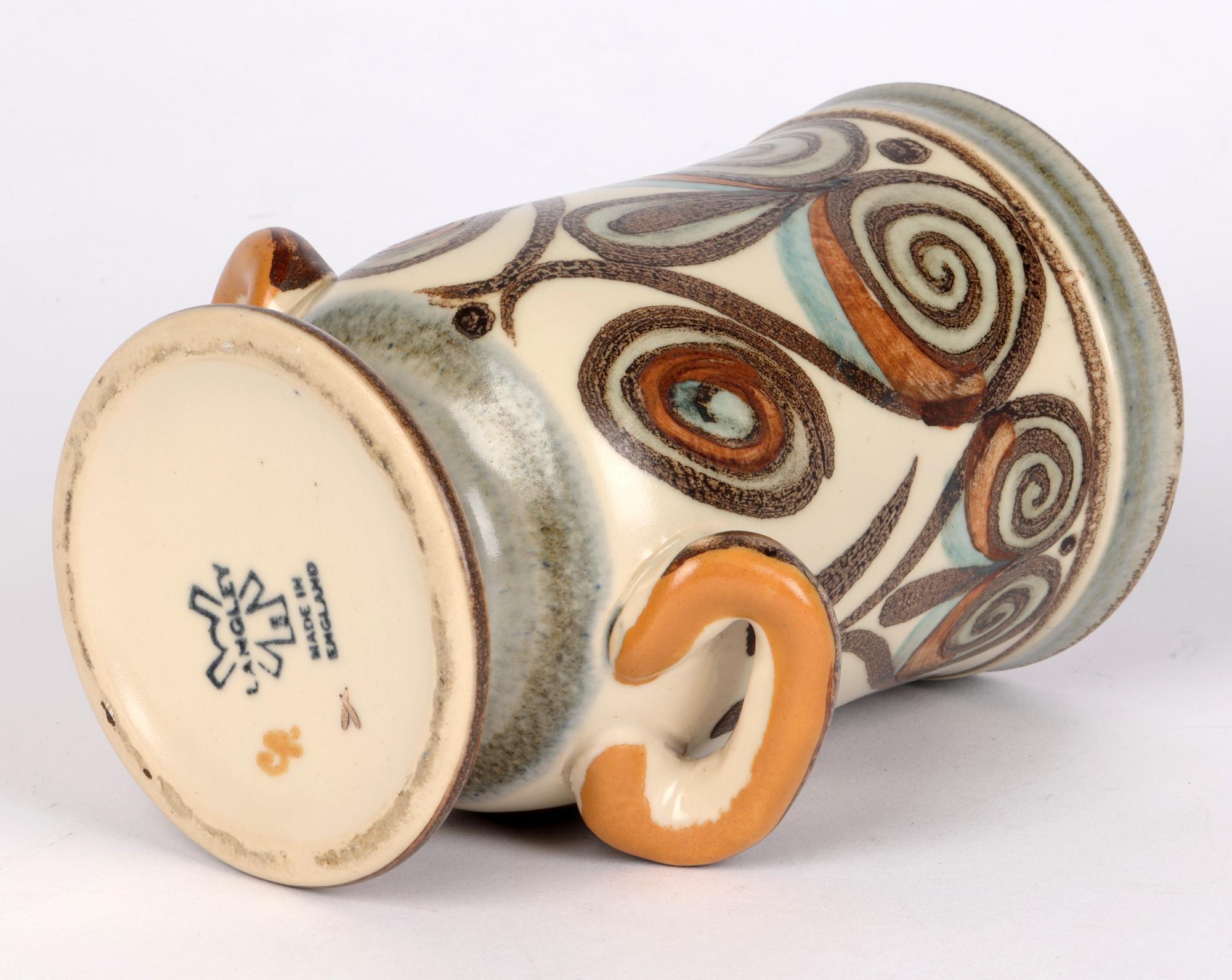 Vase mit Soraya-Muster von Glyn Colledge Langley Pottery im Angebot 2