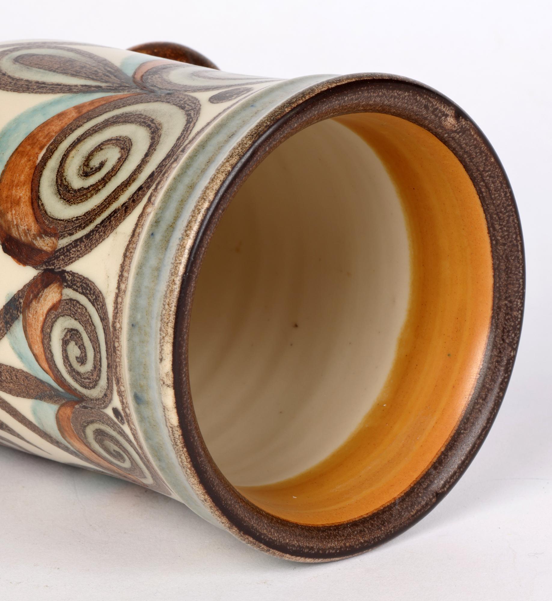Vase à motif Soraya de la poterie Langley Glyn Colledge Bon état - En vente à Bishop's Stortford, Hertfordshire