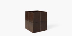 Ben Soleimani Glyn Leather Wastebasket - Camel