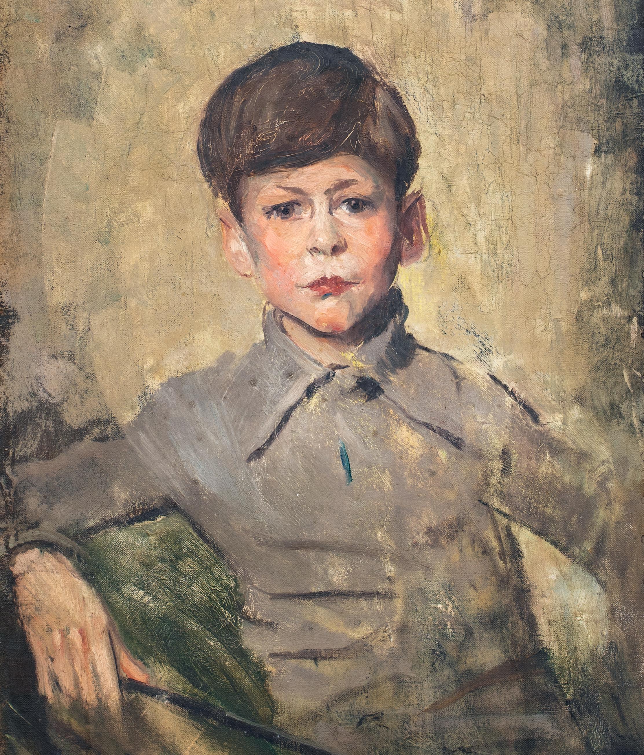 Portrait of A Boy, N Williamson, early 20th Century  For Sale 1