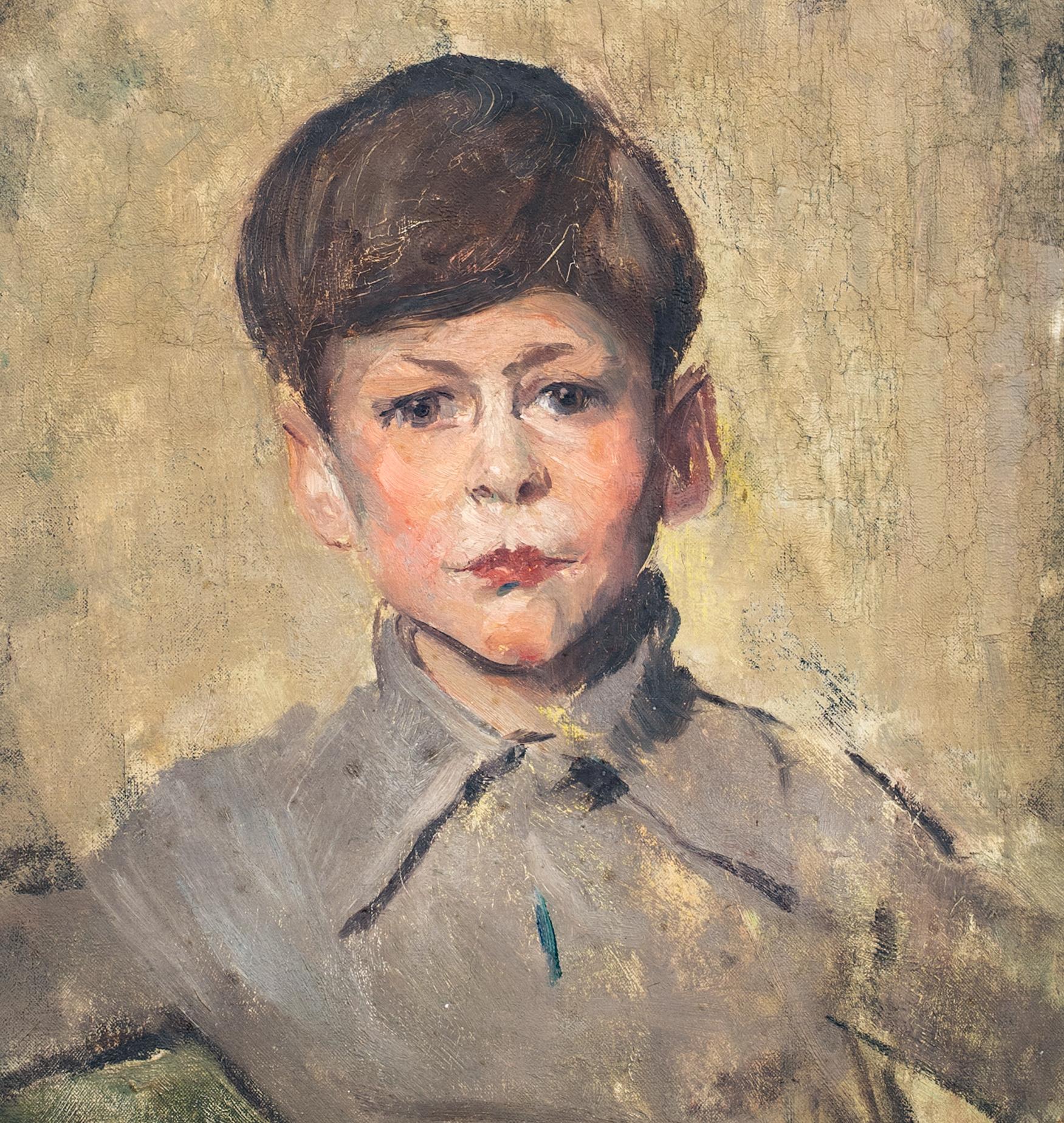 Portrait of A Boy, N Williamson, early 20th Century  For Sale 2