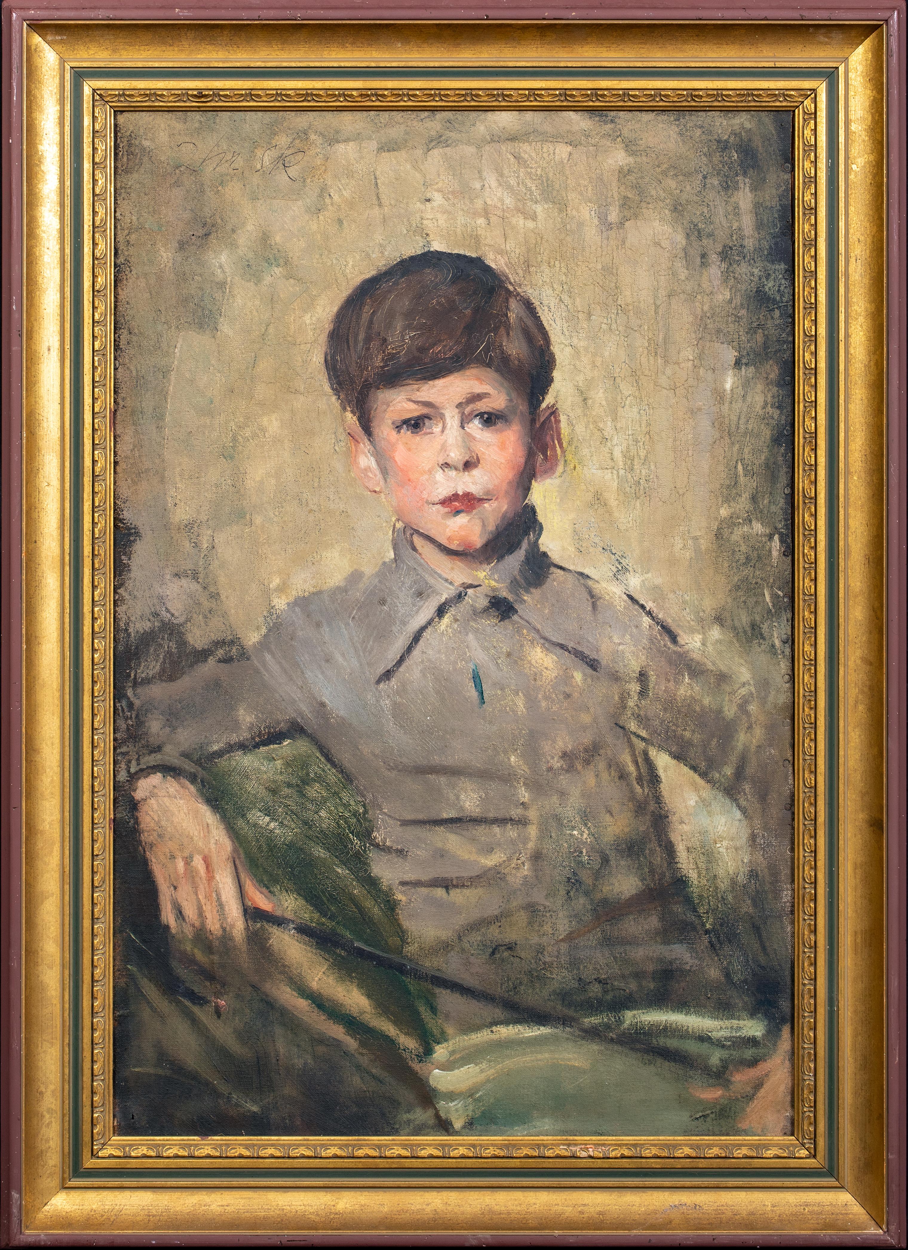 Glyn Philpot Portrait Painting - Portrait of A Boy, N Williamson, early 20th Century 