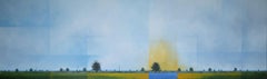 Mid-Life Moment - Contemporary Rural Landscape: Oil on Canvas
