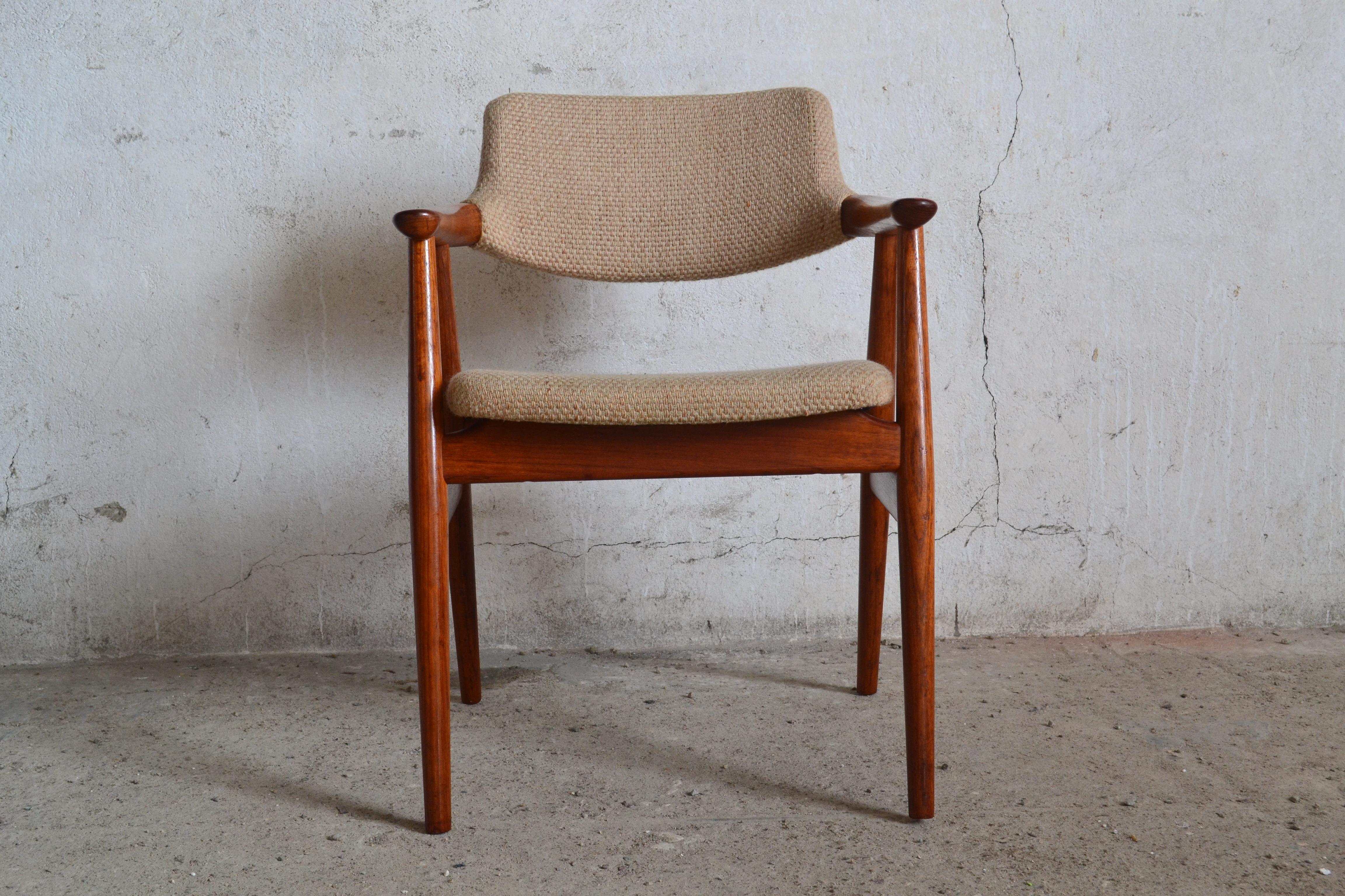 A GM11 Glostrup Mobelfabrik armchair, designed by Svend Åge Eriksen in the 1960s.