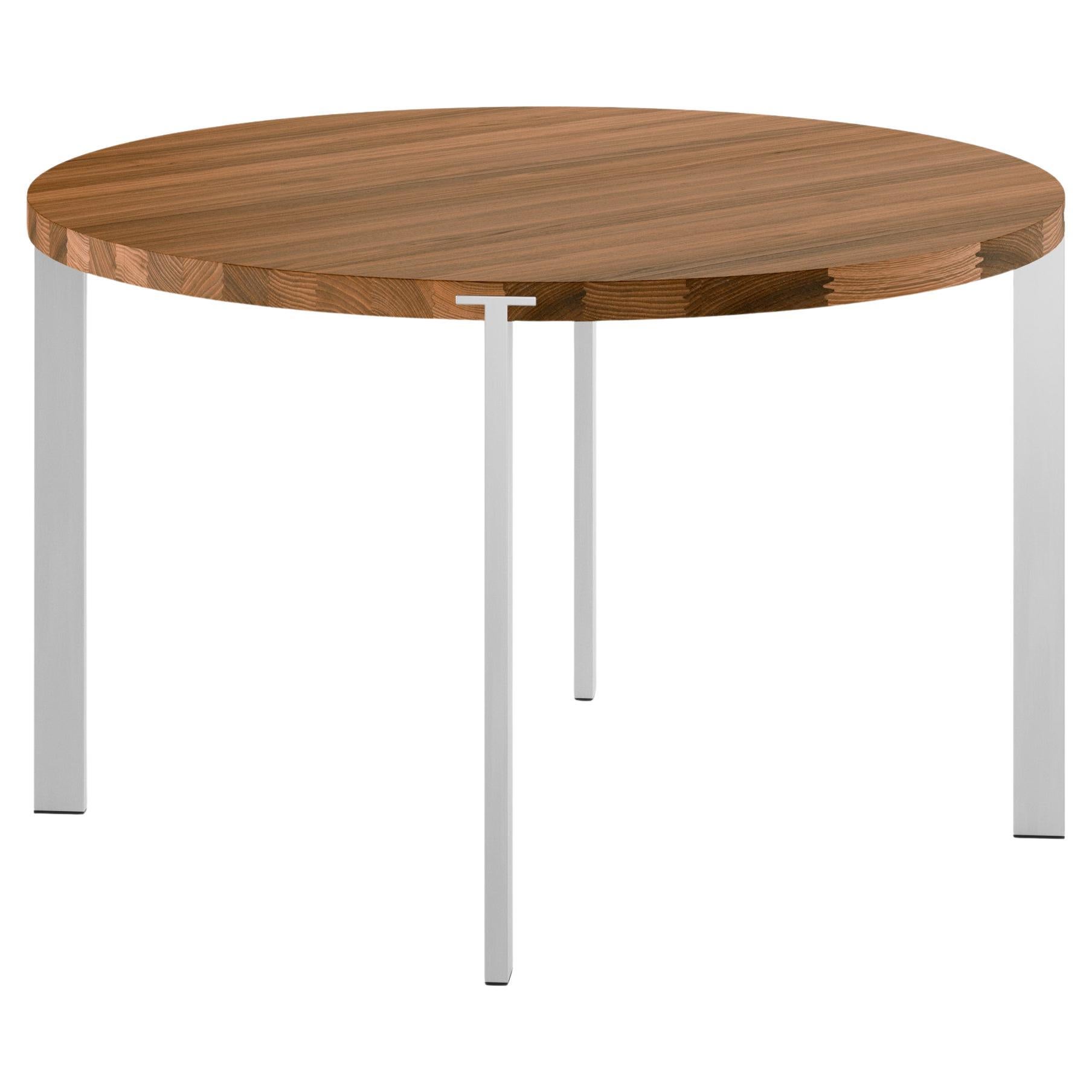 Table ronde GM2100, noyer - Design by Nissen & Gehl MDD