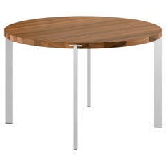 Runder Tisch GM2100 aus Nussbaumholz – entworfen von Nissen & Gehl MDD