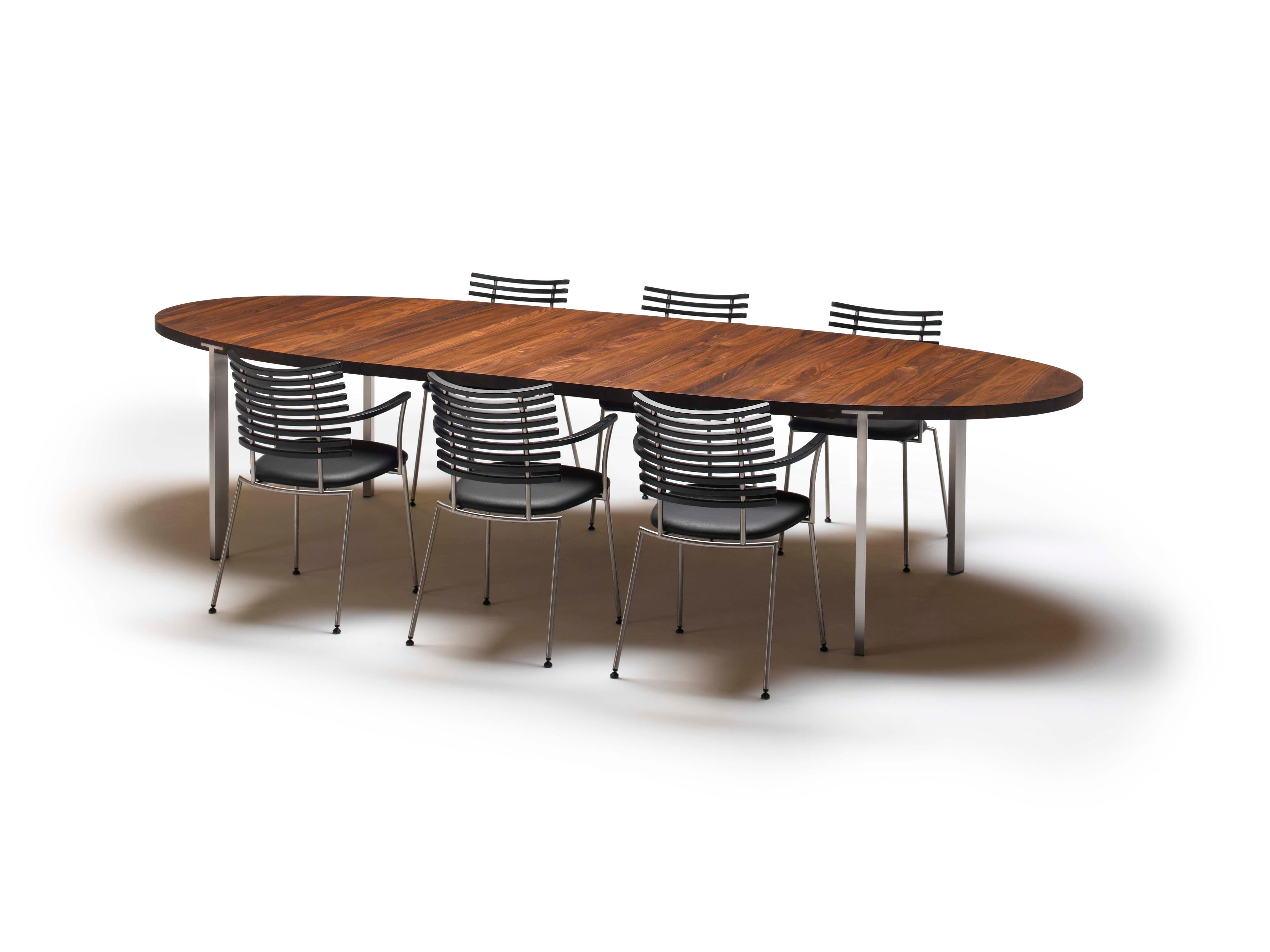 Contemporary Gm2152 Oval Table, Oak Oiled - Design by Nissen & Gehl Mdd For Sale