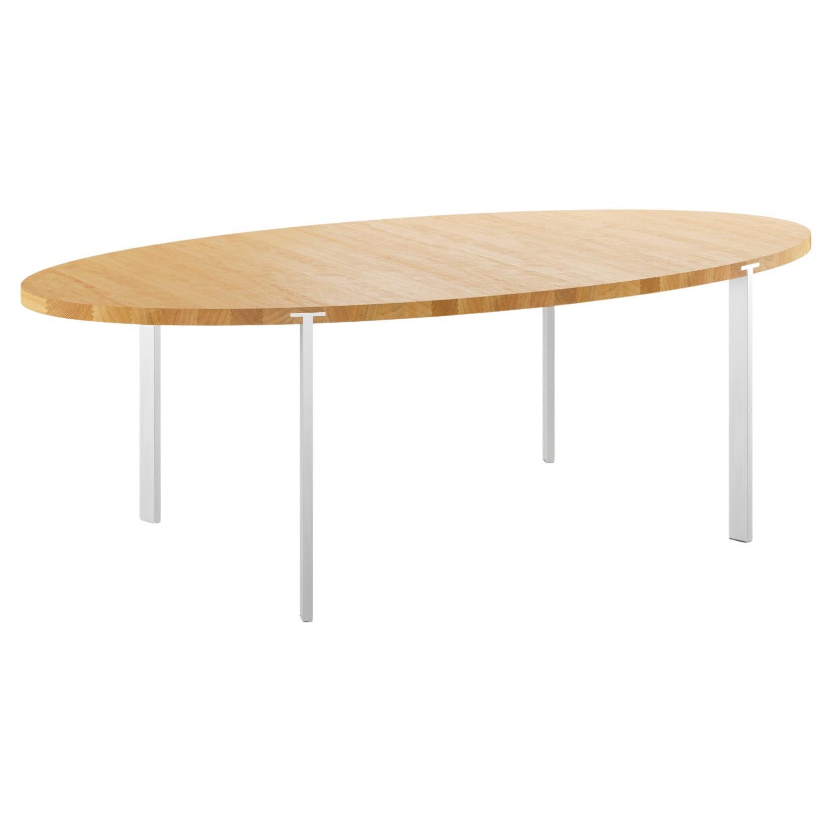 Gm2152 Oval Table, Oak Oiled - Design by Nissen & Gehl Mdd For Sale