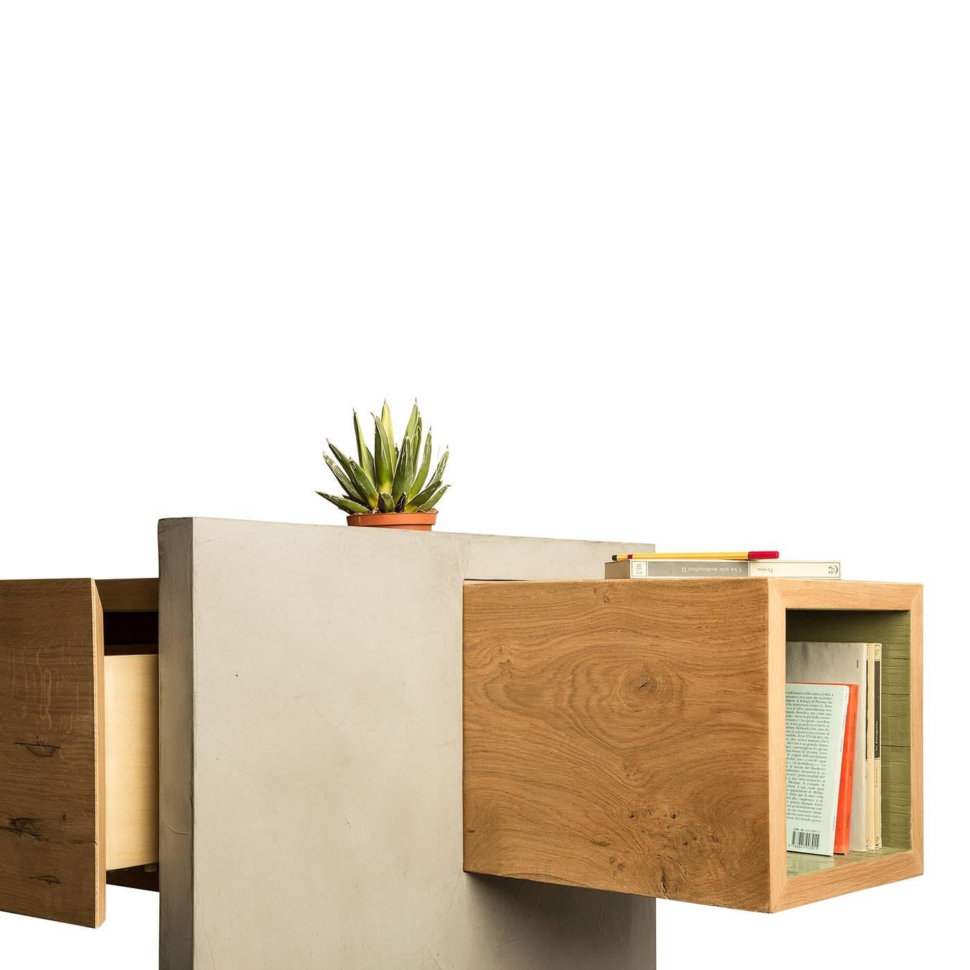 GM3 Oak Sideboard by Giacomo Moor In New Condition In Milan, IT
