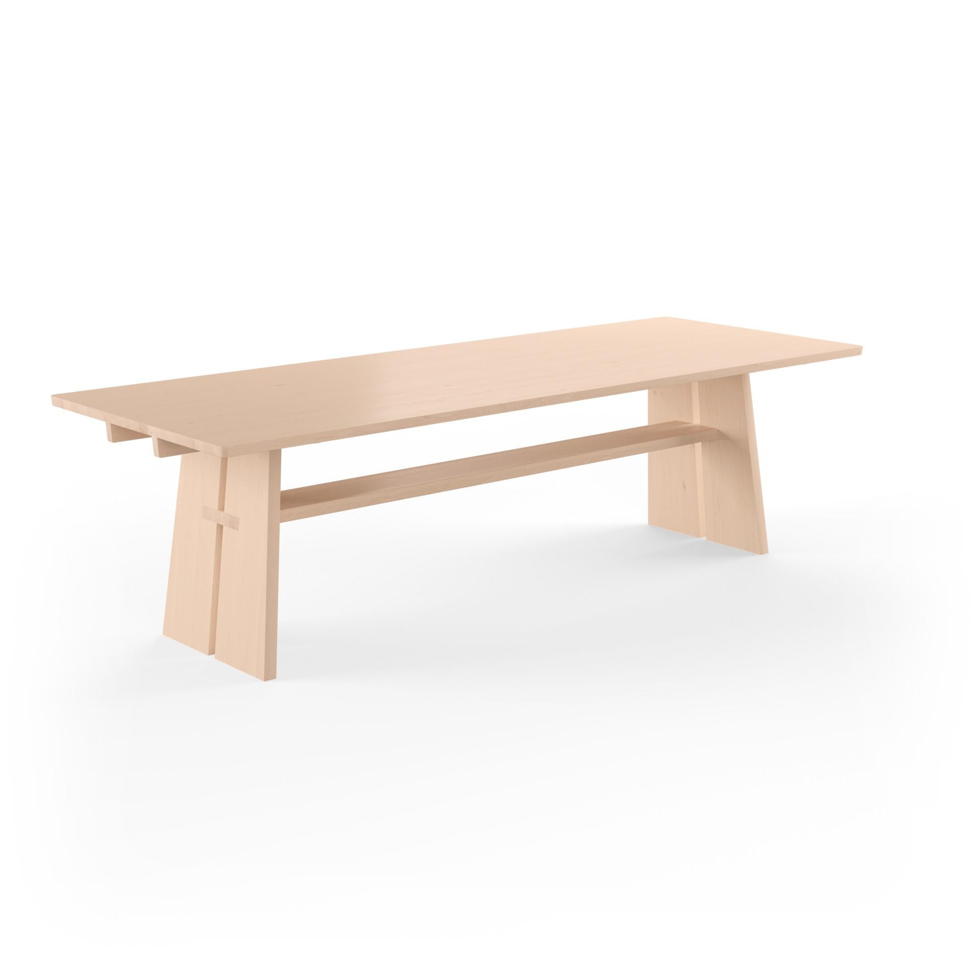 Scandinavian Modern GM3060 Table, Oak White oil - Design by Nissen & Gehl MDD For Sale